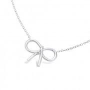 Achat Collier nœud papillon en argent