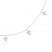Achat Collier argent petites croix