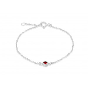 Bijoux tendance – Bracelet fille/ado, en argent 925/1000, motif