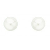 Boucles d'oreilles OR 750/1000e perles de culture D.4.5-5 mm  0.40grs 
