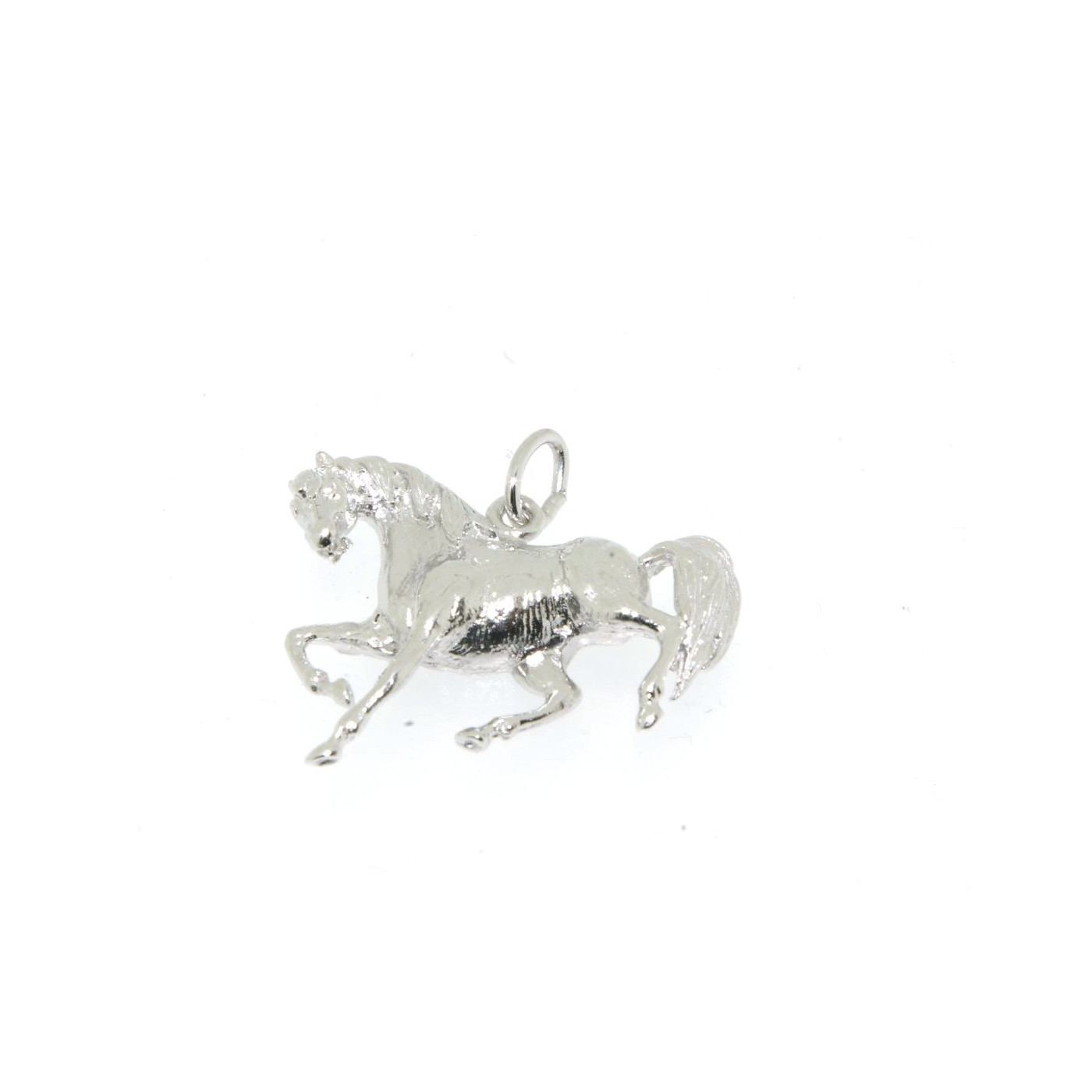 pendentif cheval argent