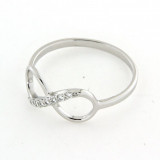 Bague argent signe "Infini"