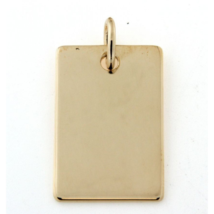 Achat Plaque GI plaqué or larg.20mm long.30mm gravure prénom comprise