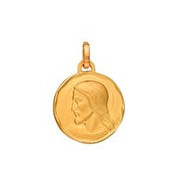 Achat Médaille ronde Christ en or