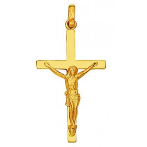 Croix or avec christ