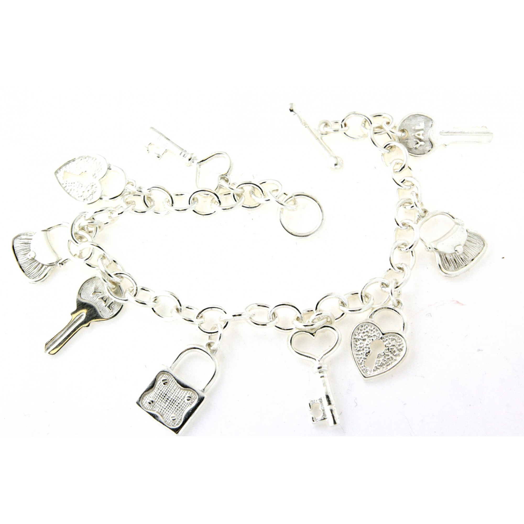 bracelet breloque argent