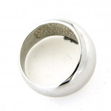 Bague large en argent