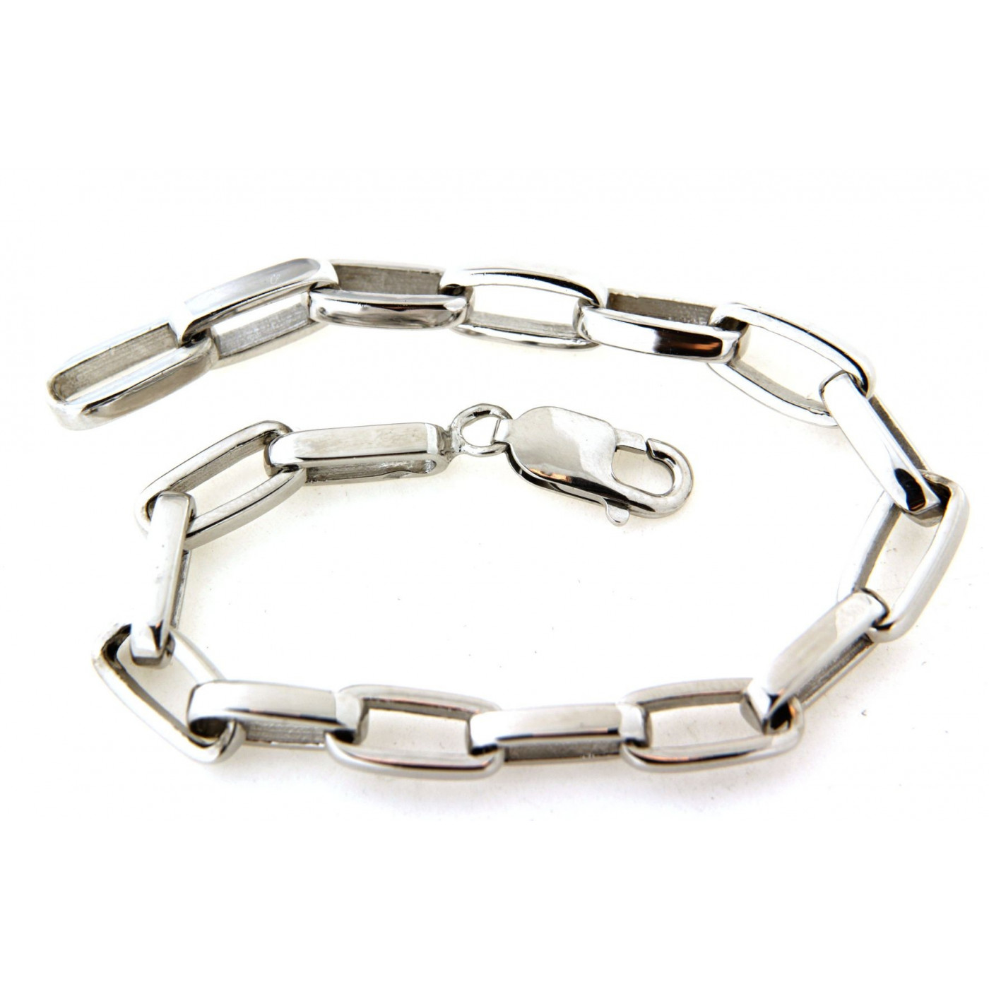 Bracelet homme maille carrée