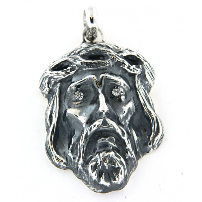 Achat Pendentif Christ en argent avec oxydes