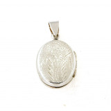 Pendentif argent cassolette ovale 4grs