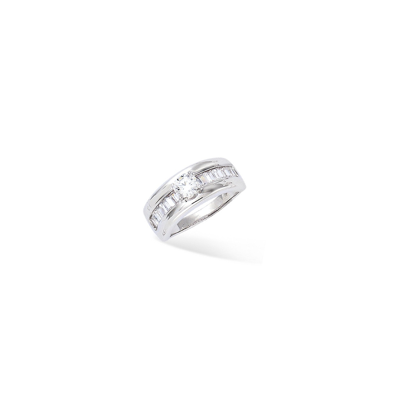 Bague Argent Zirconium