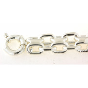 Achat Bracelet argent massif maille de mouillage fait main